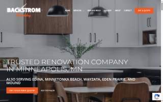 Backstrom Remodeling website