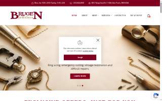 Brugen Jewelers website