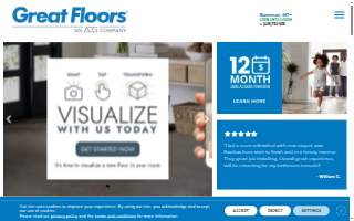 Great Floors website