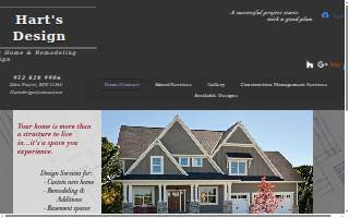 Hart's Design Residential Architecture website