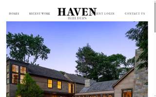 Haven Builders website