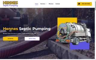 Hennes Septic Pumping of Eden Prairie website