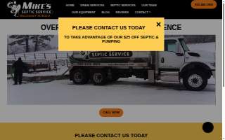 Mike's Septic & McKinley Sewer Services of Eden Prairie website