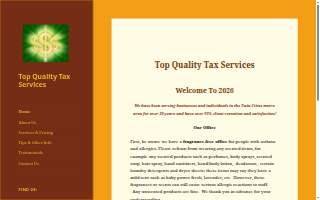 Top Quality Tax Services website