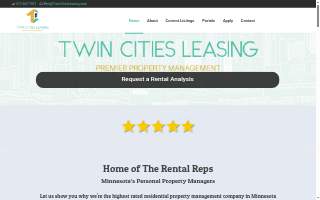 Twin Cities Leasing website