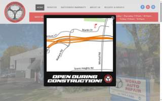 World Auto Repair website