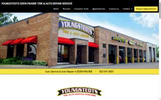 Youngstedts Eden Prairie Tire & Auto Service website