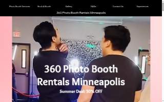 360 Elite Photo Booth of Edina website