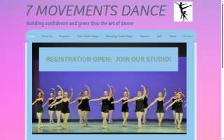 7 Movements Dance website