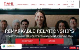 Dahl Consulting website