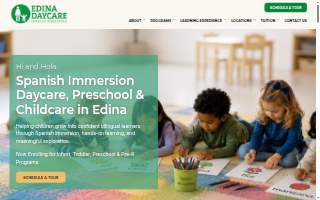 Edina Daycare website
