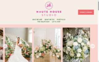 Haute House Studio website