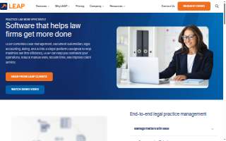Leap Forward Learning website