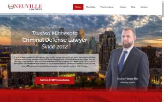 Neuville Law Office website