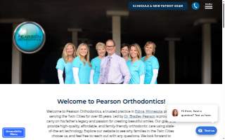 Pearson Orthodontics website
