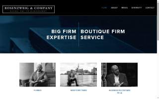 Rosenzweig Law Office website