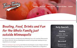 Texa-Tonka Lanes website