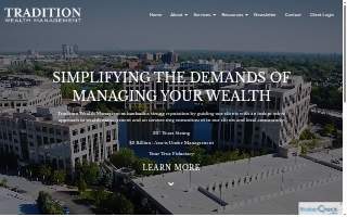 Tradition Wealth Management website