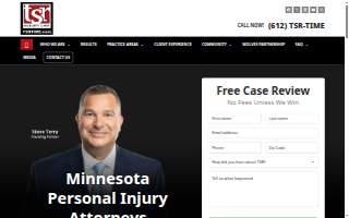TSR Injury Law of Edina website