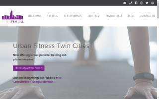 Urban Fitness TC website