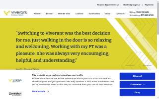 Viverant Physical Therapy of Cottage Grove website