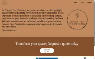 Almost Free Painting website