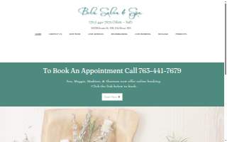 Bela Salon website