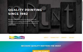 Elk River Printing website