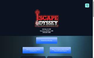 Escape Odyssey: Escape Rooms, Trading Cards, & Board Games website