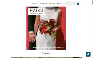 Haiku Flower Studio website