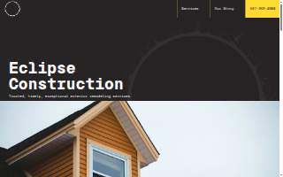 Eclipse Construction website