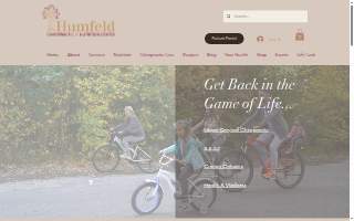 Humfeld Chiropractic and Nutrition Center website