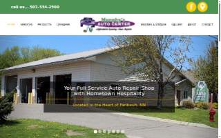 Murphy's Auto Center website