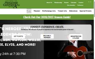 Paradise Center for the Arts website