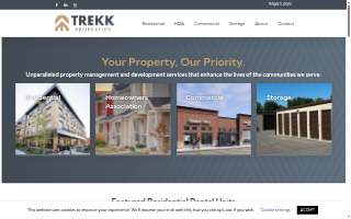Trekk Properties website