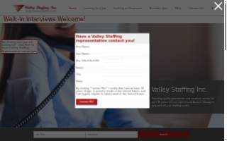 Valley Staffing Inc of Faribault website