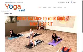 Yoga Reset LLC website