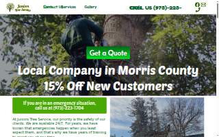Juniors tree service website