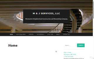 M and J Services LLC website
