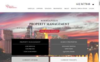 Mauzy Properties website