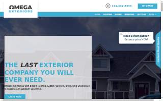 Omega Exteriors website