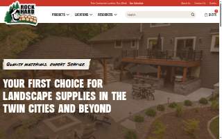 Rock Hard Landscape Supply website