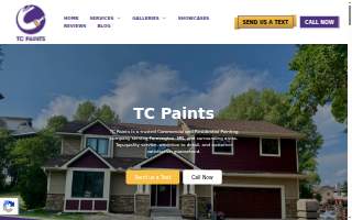 TC Paints website
