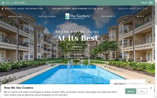 THE GARDENS of Castle Rock website