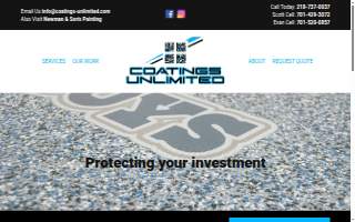 Coatings Unlimited website