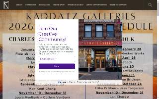 Kaddatz Galleries website