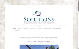 Solutions Behavioral Healthcare Professionals website
