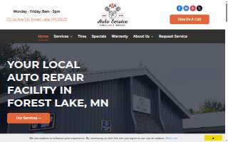 A1A Auto Service website