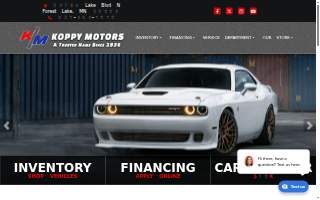 Koppy Motors website