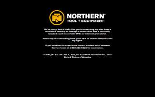 Northern Tool + Equipment of Forest Lake website